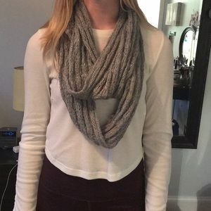 Grey Sparkle Scarf